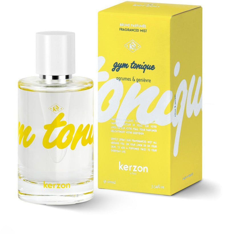 Kerzon Fragranced Mist Gym Tonique Perfumed body and tissue mist, 100ml