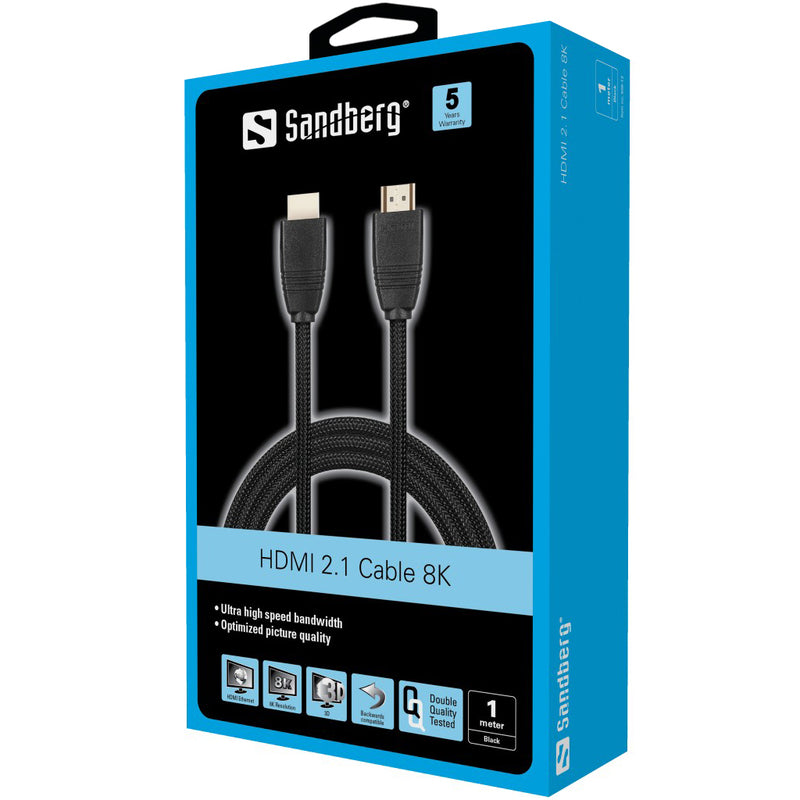 Sandberg 509-13 Кабель HDMI 2.1 8K, 1м 