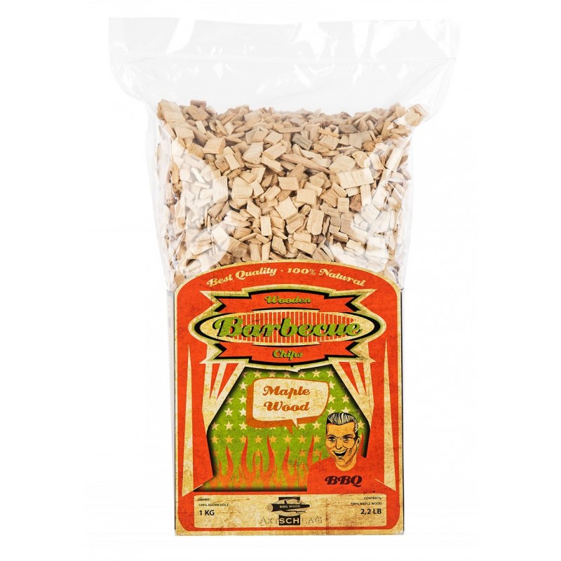 Сахарная кленовая щепа для копчения 1 кг Axtschlag