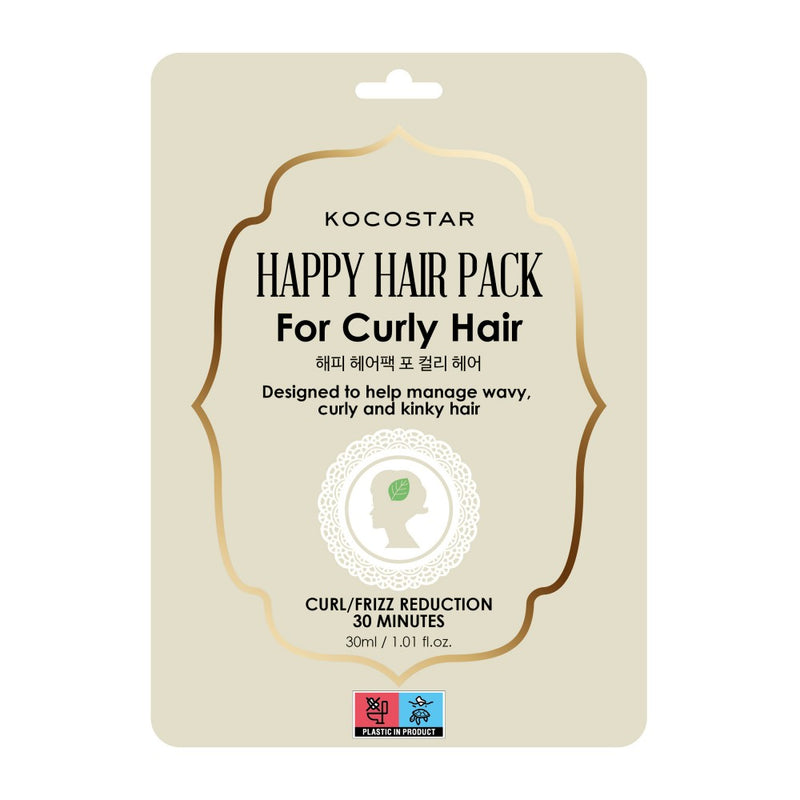 KOCOSTAR Happy Hair Pack Curly mask for curly hair, 1 pc. 