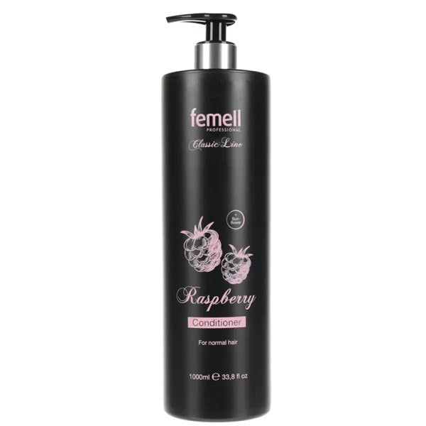 Conditioner with raspberry extract for normal hair Femell Professional Classic Line 1000ml 