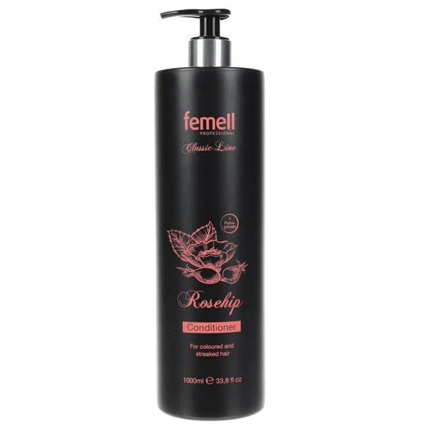 Conditioner with thistle extract for dyed hair Femell Professional Classic Line 1000ml 
