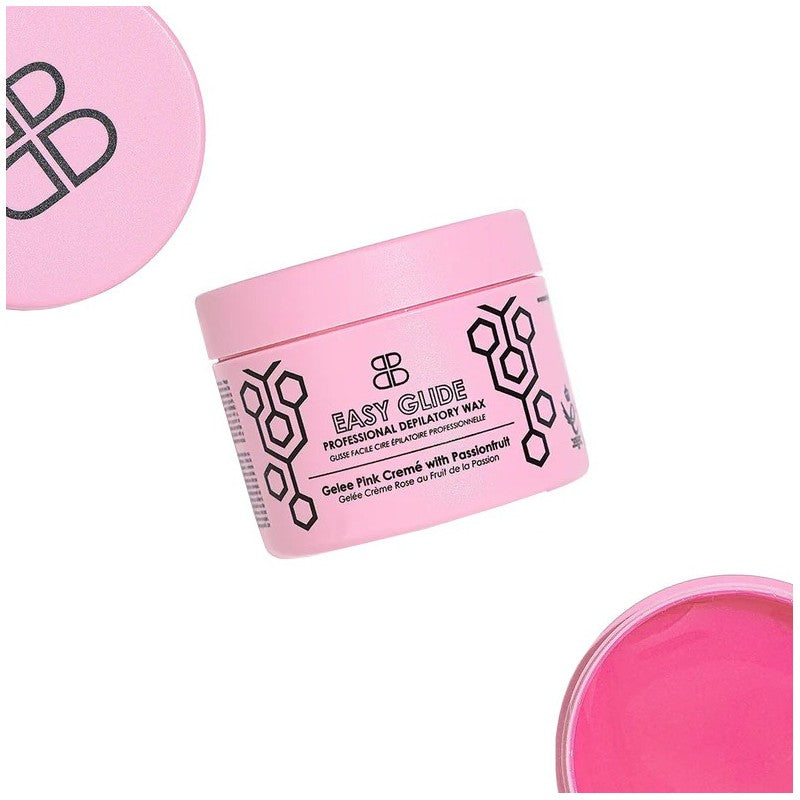 Cream wax for depilation Beautiful Brows &amp; Lashes Professional Gelee Pink Cream Passionfruit Depilatory Wax GBBL50218, 80 g