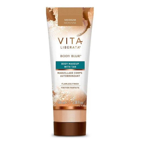 Vita Liberata Body Blur Sunless Glow - Kūno makiažas su savaiminio įdegio efektu 100ml - Medium/vidutinė-tamsi