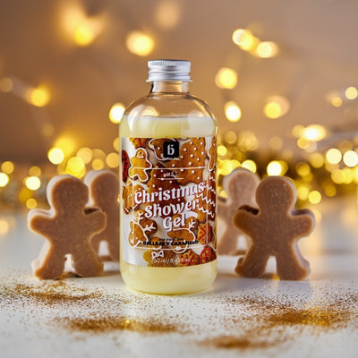 Kūno priežiūros priemonių rinkinys Blautty The Sweetest Christmas Kit BLASETCHR025, rinkinį sudaro dušo želė ir rankų darbo muilas