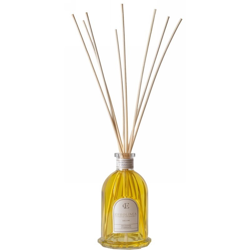 Home fragrance with sticks Erbolinea Excellence Mandarino E Vaniglia