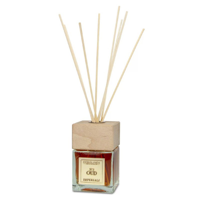 Home fragrance with sticks Erbolinea Imperiali OUD 3 ERBAMBOUD3200, 200 ml