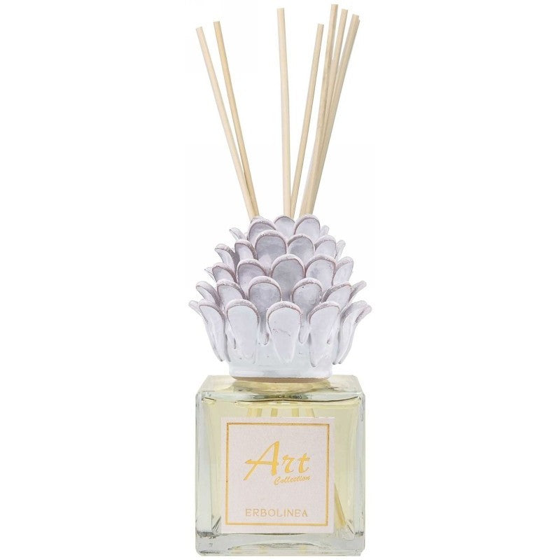 Home fragrance with sticks Erbolinea Legni Imperiali ERBARTLEGNI100, in a box, with a ceramic container, 100 ml