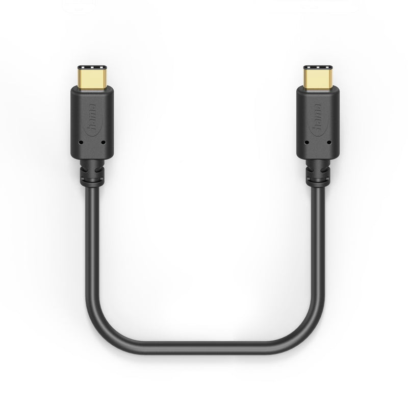 Hama 00201591 Charging Cable, USB-C - USB-C 1.5m black