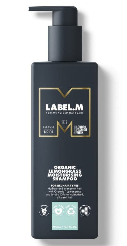 Label.m Organic Lemongrass drėkinantis šampūnas 1000 ml