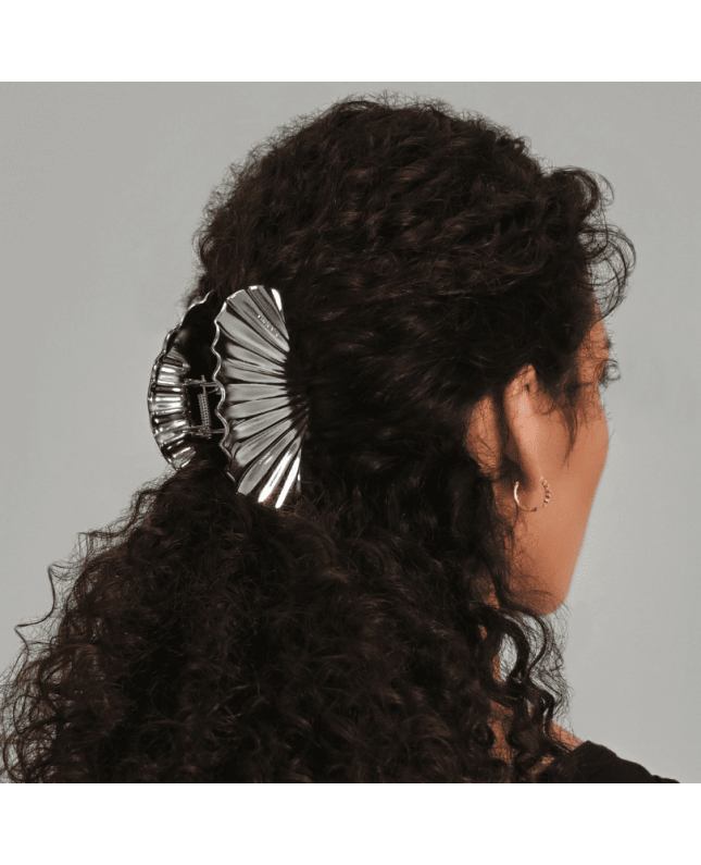 LAETI large hair clip Manon, silver color