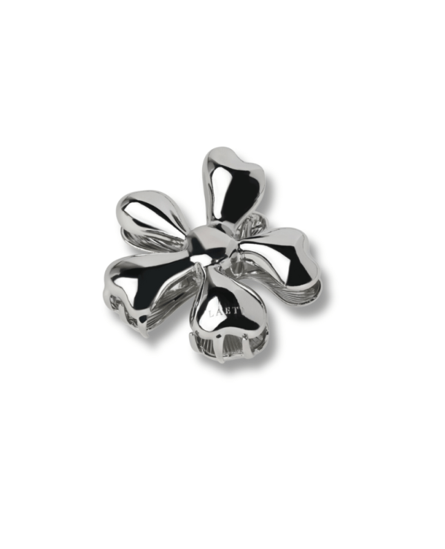 LAETI large hair clip Noemie, silver color