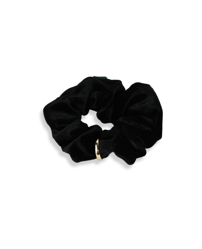 LAETI velvet hair tie Celine, black