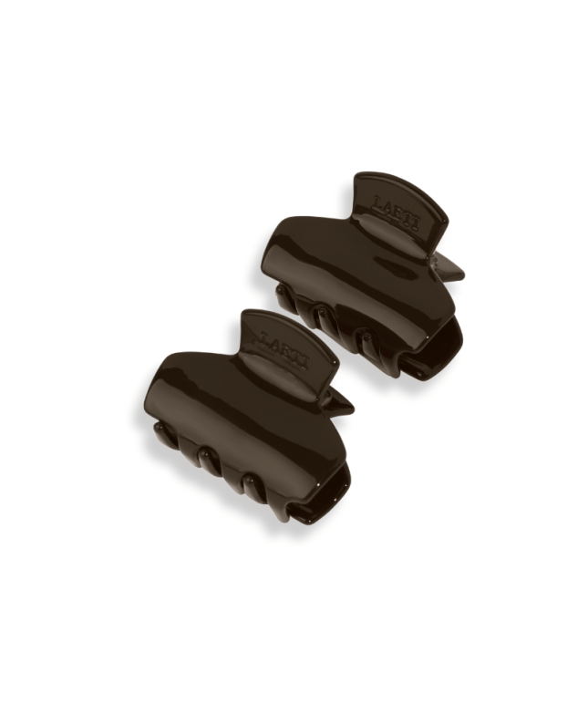 LAETI hair clips Alice, chocolate color