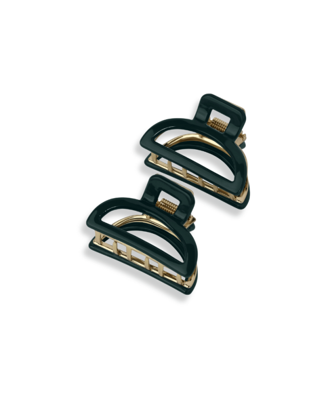 LAETI hair clips Louise, dark green