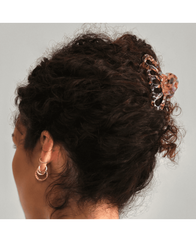 LAETI hair clip Anette, burgundy