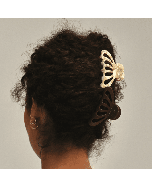 LAETI hair clip Anette, pearl color