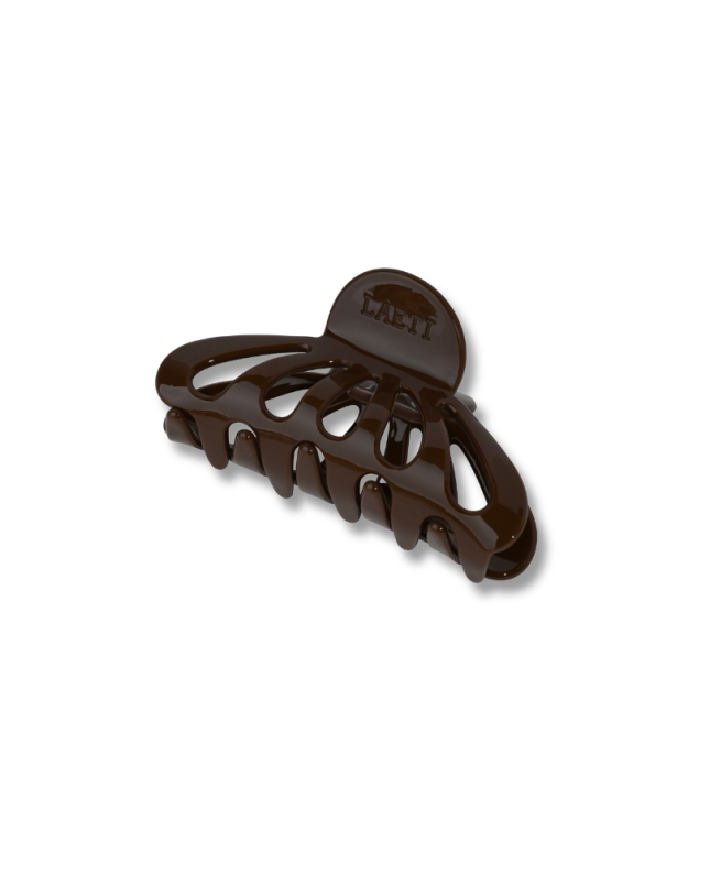 LAETI hair clip Anette, chocolate color