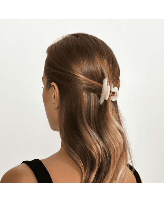 LAETI hair clip Camille, pearl color