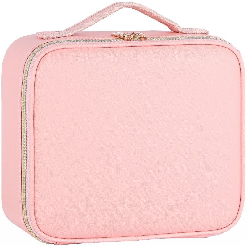 Lagaminas makiažo priemonėms Osom Professional Cosmetic Case With Lighted Mirror OSOMP040RG, rožinės spalvos