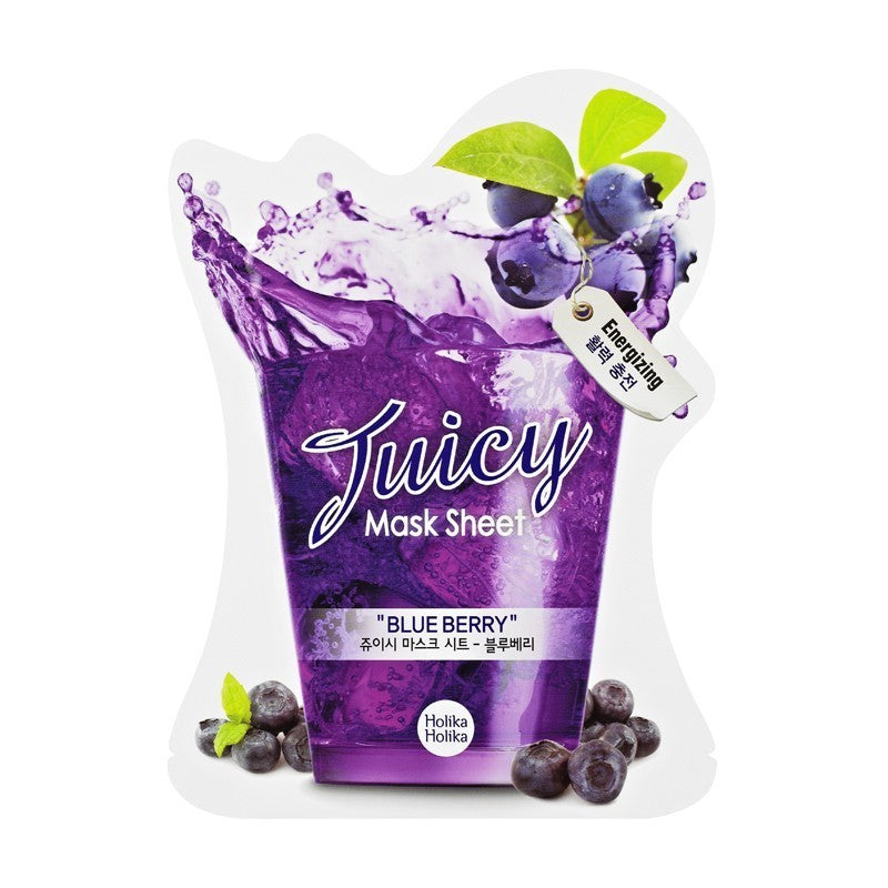 Sheet face mask Holika Holika Juicy Mask Sheet Blueberry HH20011343, 20 ml