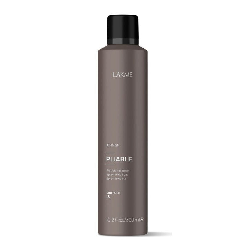 Lanksčios fiksacijos plaukų lakas Lakme K.FINISH PLIABLE Flexible Hairspray, LAK46033, 300 ml