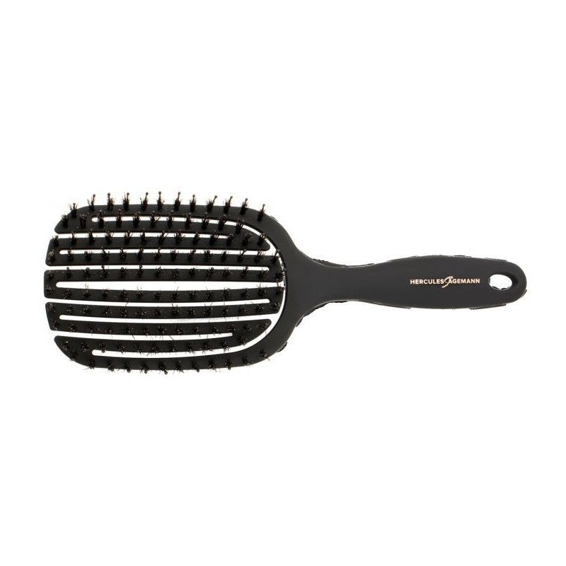Гибкая щетка для волос Hercules Sägemann Flexy Shape Large Vent Brush HER9154, черный цвет