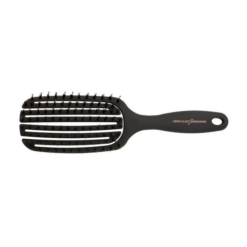 Гибкая щетка для волос Hercules Sägemann Flexy Shape Large Vent Brush HER9155, черный цвет