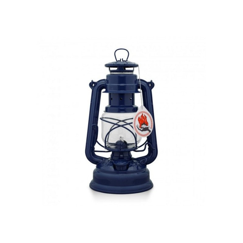 Керосиновая лампа Feuerhand Hurricane в различных цветах: Цвет - Синий Кобальт.