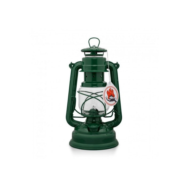 Kerosene lamp Feuerhand Hurricane in various colors: Color - Moss Green