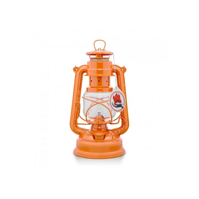 Керосиновая лампа Feuerhand Hurricane в различных цветах: Цвет - Пастельно-оранжевый.