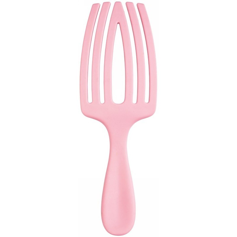 Lenktas šepetys plaukams Olivia Garden Fingerbrush Care Mini Pink OG1820, rožinės spalvos