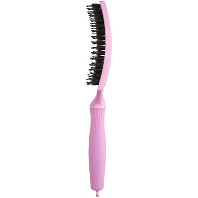 Curved hair brush Olivia Garden Fingerbrush Combo Arctic Lights Celestial Pink Medium OG1863