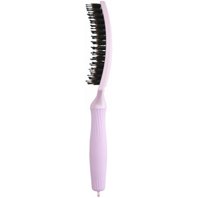 Curved brush for hair Olivia Garden Fingerbrush Combo Arctic Lights Ethernal Lavender Medium OG1864