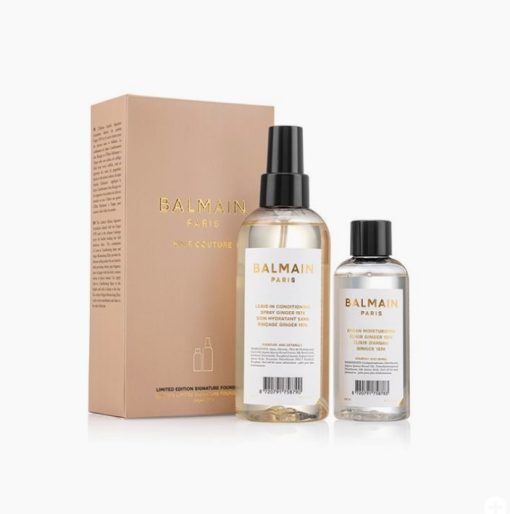 BALMAN HAIR plaukų drėkinimo ir blizgesio rinkinys Ginger / Signature Foundation Ginger +DOVANA BALMAIN PLAUKŲ DULKSNA 50 ML