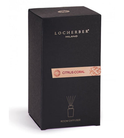 LOCHERBER MILANO namų kvapas su lazdelėmis „Citrus Coral“ 125 ml.