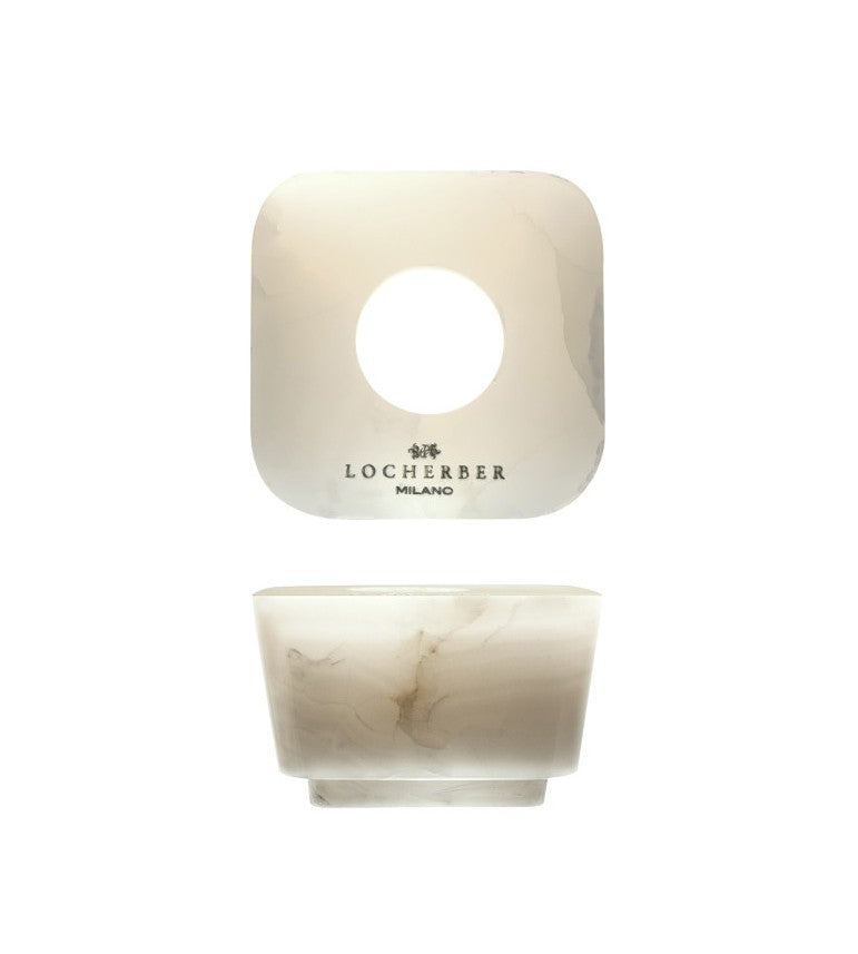 LOCHERBER MILANO namų kvapų marmurinis dangtelis „White Onyx“