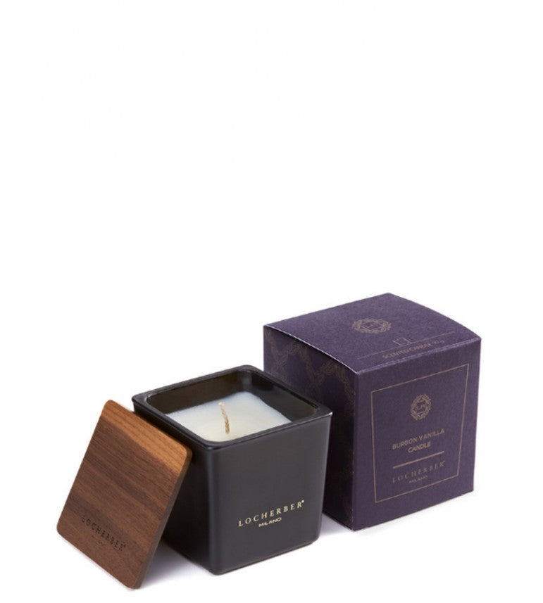 LOCHERBER MILANO candle for black mat. in container "Bourbon Vanilla" 90 g.