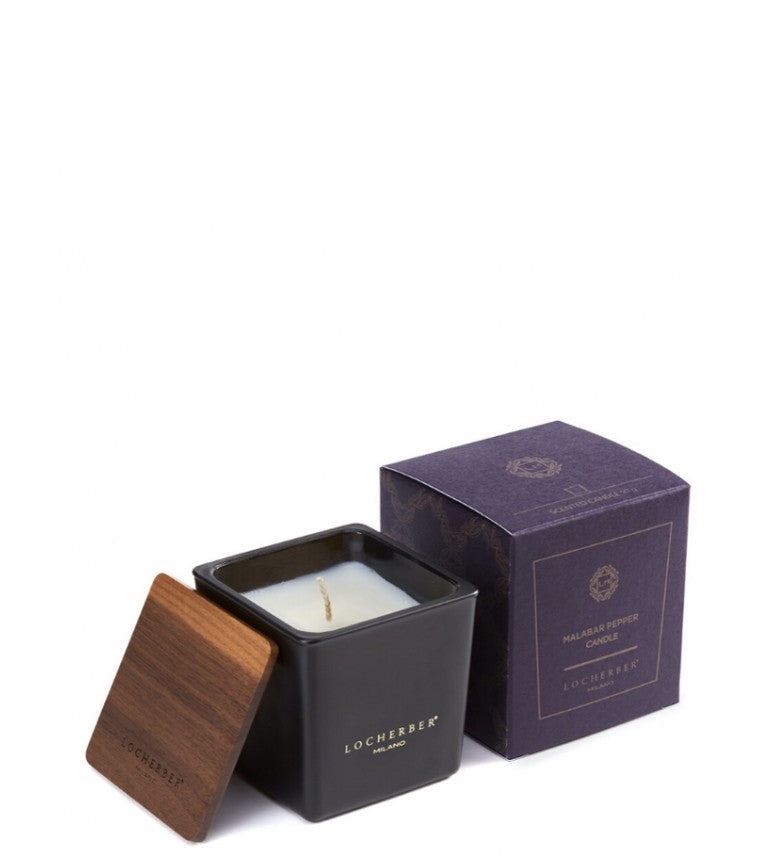 LOCHERBER MILANO candle for black mat. in container "MALABAR PEPPER" 90 g.