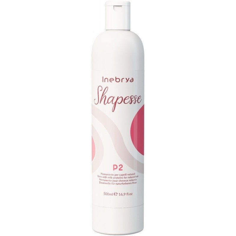 Lotion for long-term hair curling Inebrya Shapesse Perm With Milk Proteins For Colored and Treated Hair P2 ICE26431, for dyed hair, 500 ml