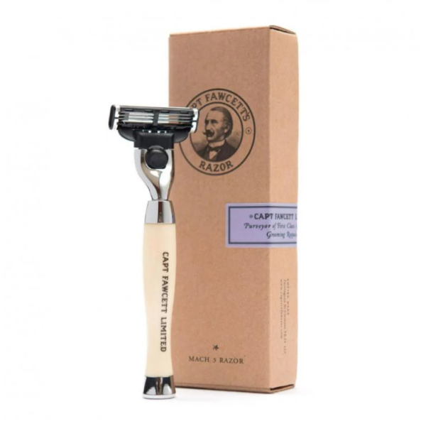 Captain Fawcett Mach 3 Razor Rankų darbo skustuvas, 1vnt