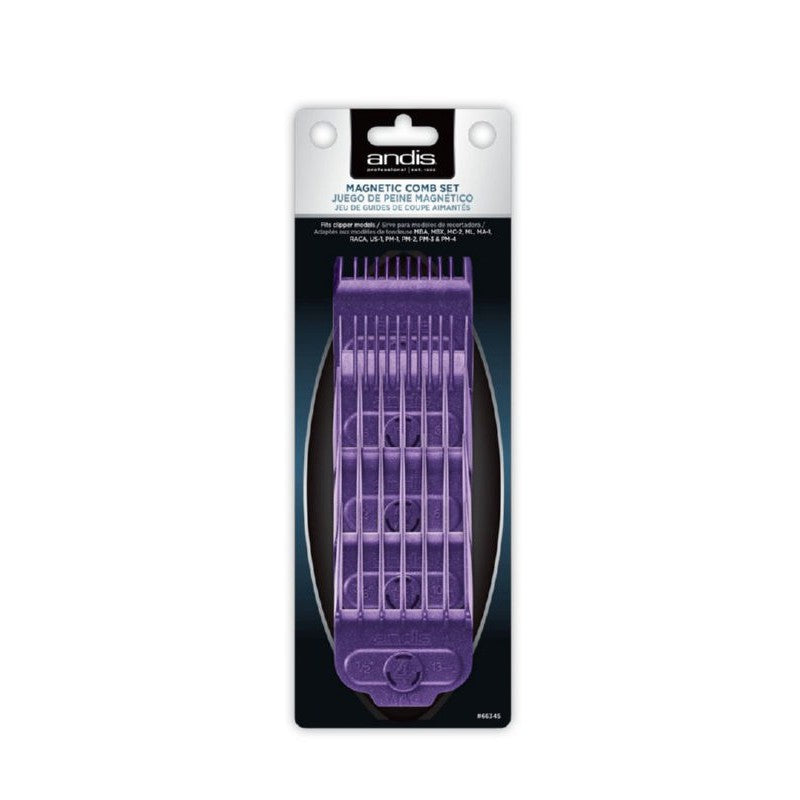 Magnetic comb set Andis AN-66345 for hair clippers AAC-1, LCL, US-1, PM FAMI, 5 pcs.