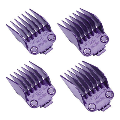 Magnetinių šukų rinkinys Andis Dual Magnet Large Comb Set AN-01415, skirta plaukų kirpimo mašinėlėms ML, MLC, MBA, MBX, MC2, MA1, RACA, PM1, PM2, PM3 ir PM4 4 vnt.