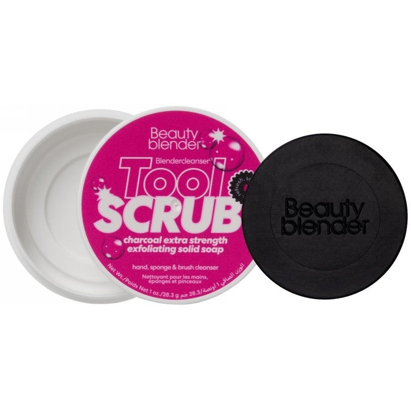 Makiažo kempinėlių valiklis Beautyblender Blendercleanser Tool Scrub Charcoal BB25074, su aktyviąja anglimi, 28,3 g