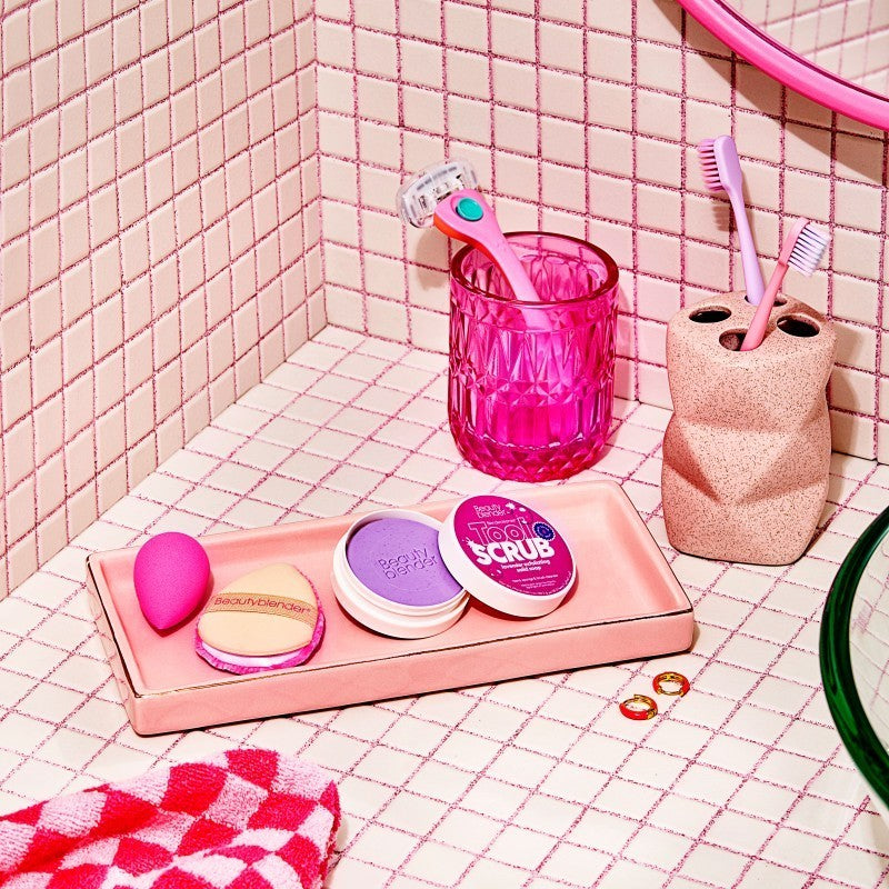 Makiažo kempinėlių valiklis Beautyblender Blendercleanser Tool Scrub Lavender BB24800, levandų kvapo, 28,3 g