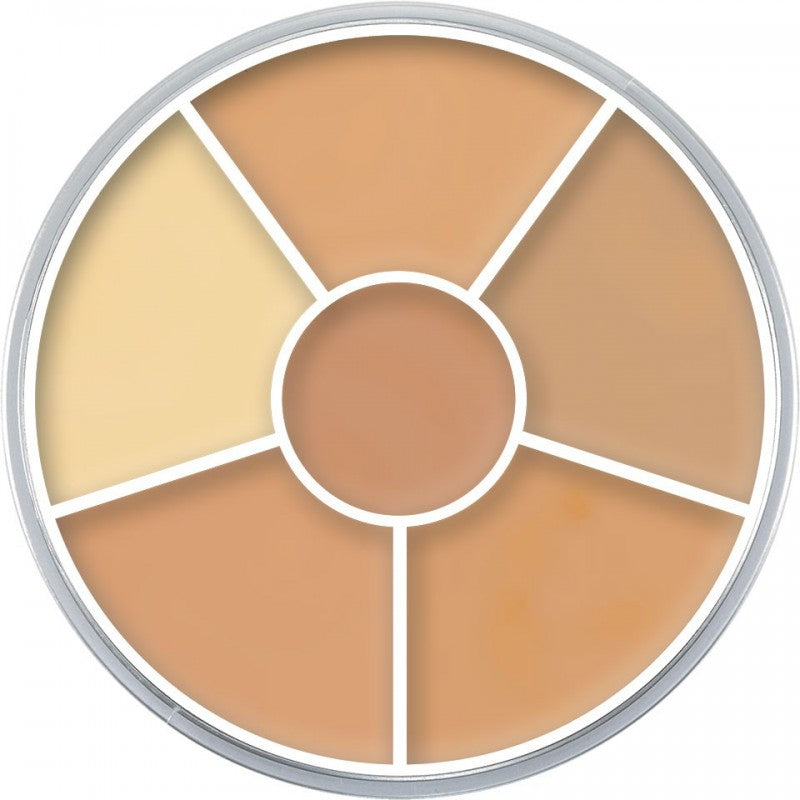 Kryolan Round palette of make-up correctors