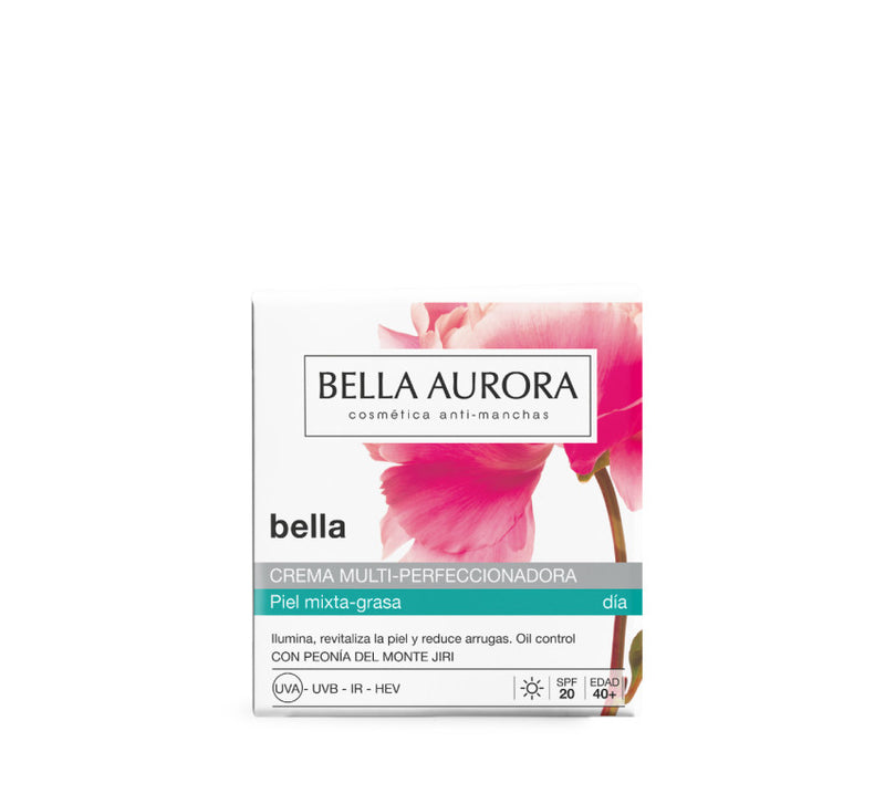 Bella Aurora Bella Multi-Perfection Day Cream Combination-Oily Skin Dieninis veido kremas mišriai-riebiai odai 50ml