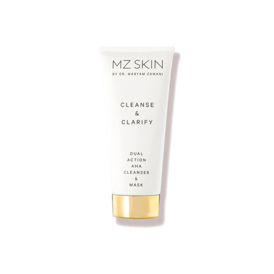 MZ Skin Cleanse &amp; Clarify Двойное действие AHA Cleanser &amp; Mask Очищающее средство и маска для лица 100 мл