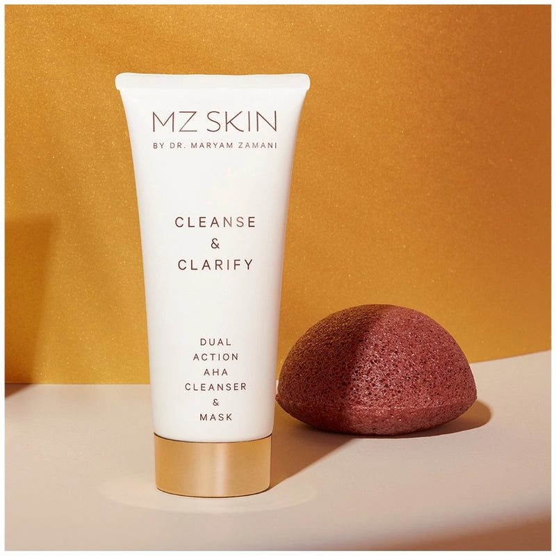 MZ Skin Cleanse &amp; Clarify Двойное действие AHA Cleanser &amp; Mask Очищающее средство и маска для лица 100 мл