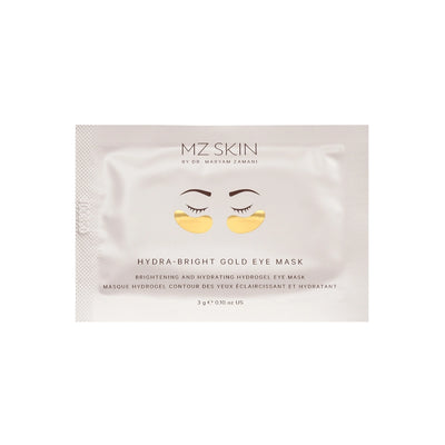 MZ Skin Hydra-Bright Gold Eye Mask Hidrogelio paakių kaukės